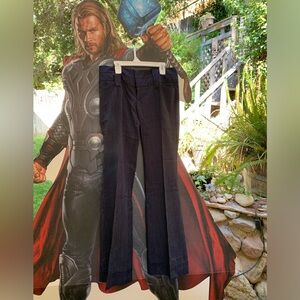 Pinstripe low rise pants